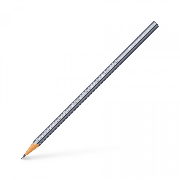 GRIP SPARKLE silver Graphite pencil